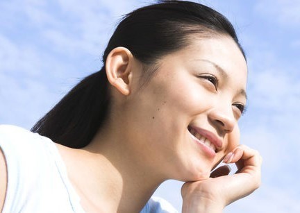 整体で元気になった女性